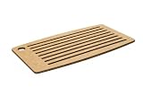 Epicurean Bread Board Series 18 by 10-Inch Cutting Board with Cascade Effect, Natural/ Slate