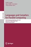 Languages and Compilers for Parallel Computing: 23rd International Workshop, LCPC 2010, Houston, TX, USA, October 7-9, 2010. Revised Selected Papers ... Computer Science and General Issues)