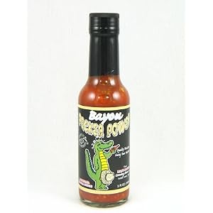 Bayou Pecker Power Cajun Hot Sauce, Bottle, 5 fl oz