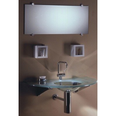 Whitehaus WHLOOM-A-MATGLAS Bath Fixtures Matte Glass
