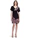 London Times Women's Kimono Sleeve Smocked Waist Dress
