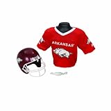 Franklin Sports NCAA Arkansas Razorbacks Helmet and Jersey Set