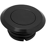 Arlen Ness Smth Pop-Up Gas Cap Blk Vntd 70-002