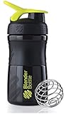 BlenderBottle SportMixer 20-ounce, Black/Green