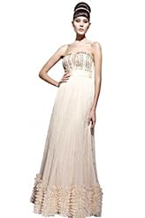 Strapless Cocktail Satin Off the Shoulder Sleeveless Pleated Beaded Evening Dress/Homecoming Dress/Pageant Dress/Prom Dress/Party Dress/Wedding Dress 