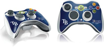 Skinit Tampa Bay Rays Alternate/Away Jersey Vinyl Skin for 1 Microsoft Xbox 360 Wireless Controller