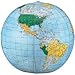 16 Light Blue Inflatable Globe