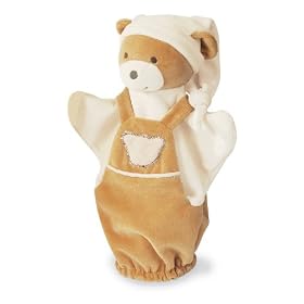 Nounours Bear Hand Puppet - Bright