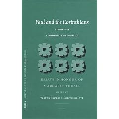 Paul and the Corinthians: Studies on a Community in Conflict : Essays in Honour of of Margaret Thrall (Supplements to Novum Testamentum)