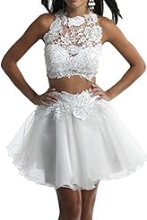 Cocktail Organza Lace Homecoming Dress/Prom Dress 