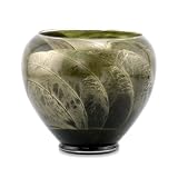 Northern Lights Candles Esque Polished Vase - 6 inch Olive