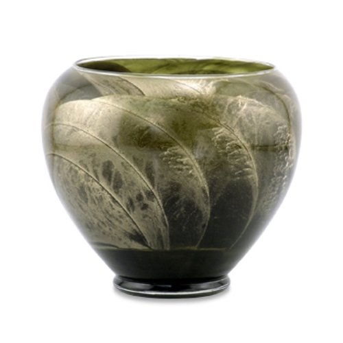 Northern Lights Candles Esque Polished Vase - 6 inch Olive