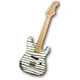 39" Zebra Paint Electric Guitar