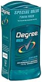 Degree Antiperspirant & Deodorant Invisible Solid, Cool Rush Body Responsive, 2.7-Ounce Sticks in 2-Count Packages (Pack of 6)