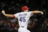 Detroit Tigers v Texas Rangers - Playoffs Game Six, Arlington, TX - October 15: Derek Holland Photographic Poster Print by Harry How, 12x18