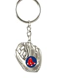 Boston Red Sox - MLB Silver Baseball Glove Keychain