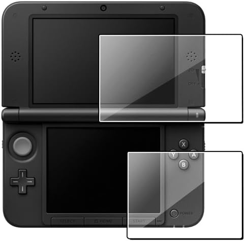 Insten 1 Set Top/ Bottom LCD Screen Protector compatible with Nintendo NEW 3DS XL / NEW 3DS LL / 3DS XL / 3DS LL