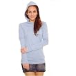 American Apparel Women's Baby Rib Long Sleeve Hoodie T-shirt - Tee