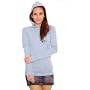 American Apparel Women's Baby Rib Long Sleeve Hoodie T-shirt - Tee