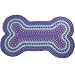 Lavender 30x18 Cute Bone Shaped Braided Rug Pet Mat