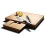 Pinzon Santoku Knives and Bamboo Cutting Board Set