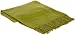 Pinzon Bamboo Velvet Throw, Palm Green