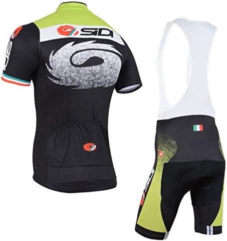 2015 Sida Pro Team Men's Short Sleeve Replica Cycling Jersey and Bib Shorts Set