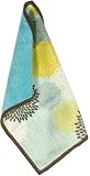 Toddy Gear Pom Pommery 5 x 7 Inch Premium Microfiber Smart Cloth, for iPad and Touch Screen Cleaning - Retail Packaging - Blue/Gray/Yellow, 15X7B1405