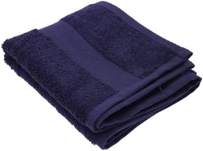 Jassz Premium Heavyweight Plain Guest Hand Towel 40cm x 60cm (550 GSM) (One Size) (Navy Blue)