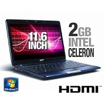 Acer Aspire AS1410-2497 11.6-Inch Blue Laptop - Up to 6 Hours of Battery Life (Windows 7 Home Premium)