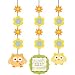 Creative Converting Happi Tree Sweet Baby Hanging Decorations, 3 Pack