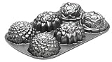 NordicWare 56337 Cast-Aluminum Floral Mini-Cake Pan