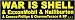 War is Shell & ExxonMobil & Halliburton & Conoco-Phillips & ChevronTexaco & BP. -Bumper Sticker.
