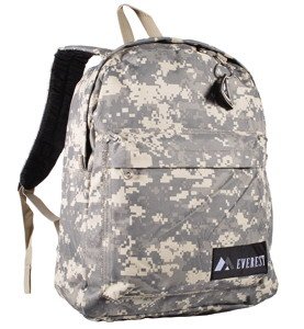 Everest DC2045CR Digital Camouflage Classic Backpack (Price/Each), Everest Backpacks