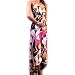 New Sexy Print Dress Scarf Gown Long Maxi Full Satin