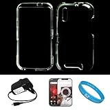 Clear 2 Piece Protective Crystal Hard Snap-On Protector Case for Motorola D ....
