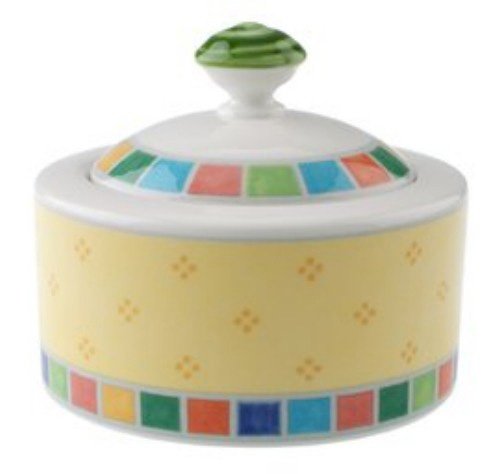 Villeroy & Boch Twist Alea Limone Covered Sugar Bowl On Sale
