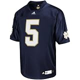 adidas Notre Dame Fighting Irish #5 Authentic Football