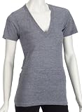 American Apparel Unisex Adults Tri-Blen Short Sleeve Deep V-Neck