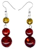 12 mm Beads Amber Earrings on 925 sterling silver 41TMgtQ9k2L. SL160 12 mm Beads Amber Earrings on 925 sterling silver