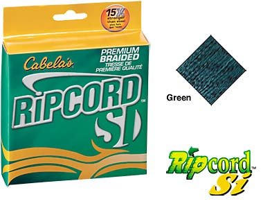 Cabela's Green Ripcord Si BRAIDED LINE - 150 Yards 30 LB
