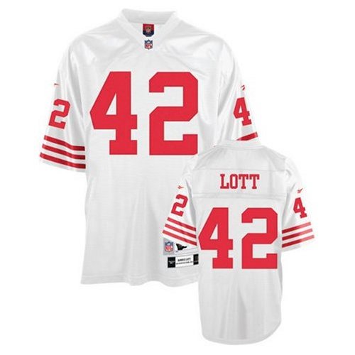 Ronnie Lott San Fransisco 49ers White Throwback Jersey