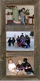 Review Barn Wood PNL-3-0705 / Vertical Barnwood Panel Frame for (3) 5x7 Pictures