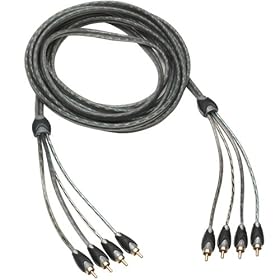 Kicker 05KI43 4-Channel 3-Meter K-Series Signal Cable