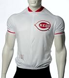 MLB Cincinnati Reds Women's Cycling Jersey, White, Medium