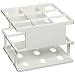Nalgene 5972-0030 Acetal Plastic Unwire Test Tube Half Rack for 30mm Test Tubes, White