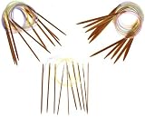 Premium Collection 60 Inch Circular Bamboo Knitting Needles (15 Sets)