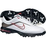 Nike 2010 Air Academy Golf Shoes, White/Varsity Red, 9.5 M