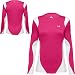 Womens Under Armour Zone Long Sleeve Top - White/Berry Pink