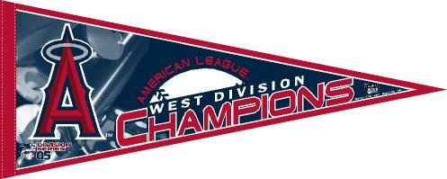 Buy Los Angeles Angels of Anahiem 2005 West Division Champions Pennant by wincraft